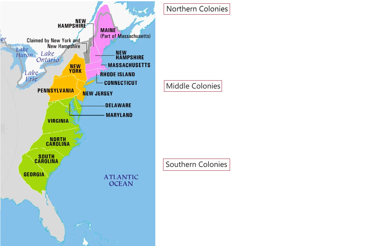 13 colonies worksheet